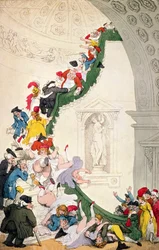 De tentoonstellingstrap, ca. 1800